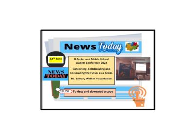 IL Senior and Middle School Leaders Conference Monday 13th of June – Presentation