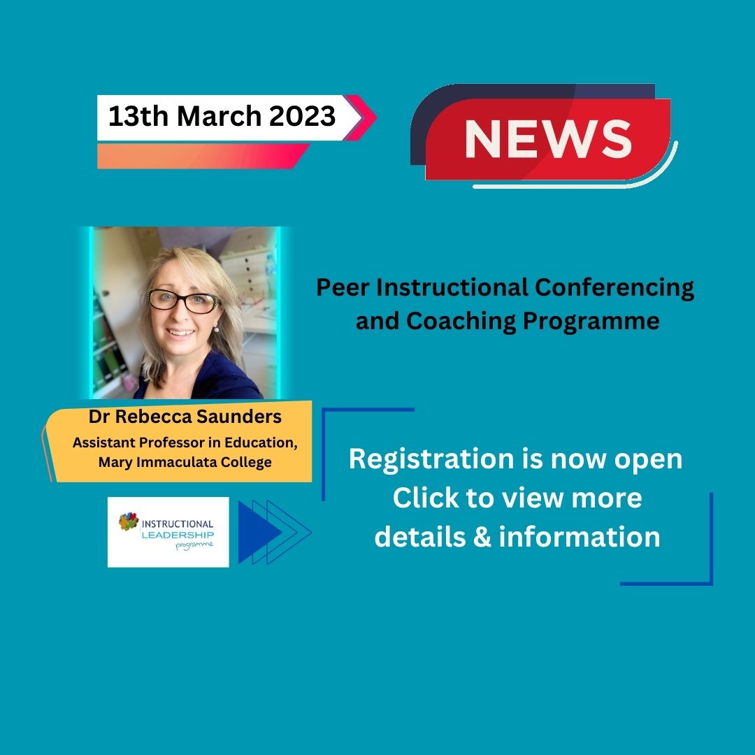 Read more about the article Peer Instructional Conferencing and Coaching