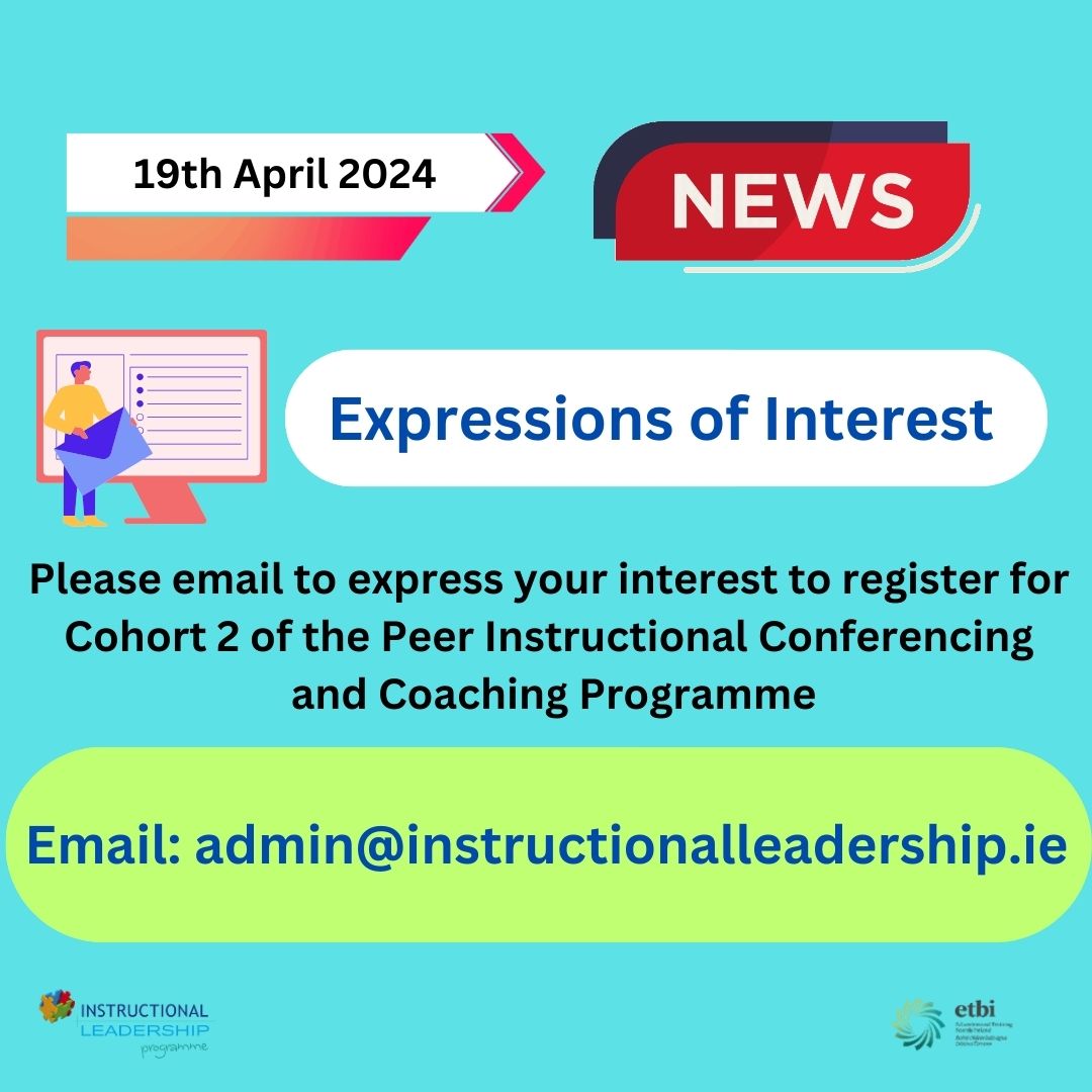 You are currently viewing Expressions of Interest – Cohort 2 of Peer Instructional Conferencing and Coaching Programme
