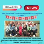 Graduation – Cohort 1 Peer Instructional Conferencing and Coaching Programme
