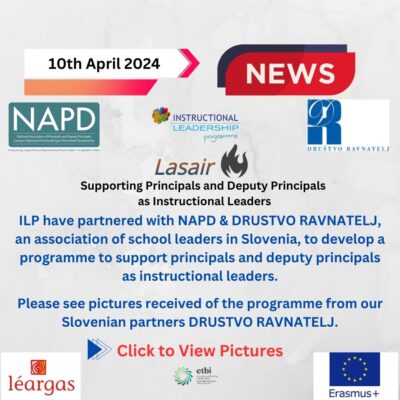 Lasair; Supporting Principals and Deputy Principals as Instructional Leaders