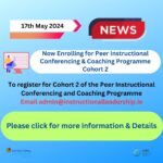 Peer Instuctional Conferencing and Coaching Programme – Cohort 2