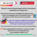 📢 Important update regarding the Research examining the impact of ILP